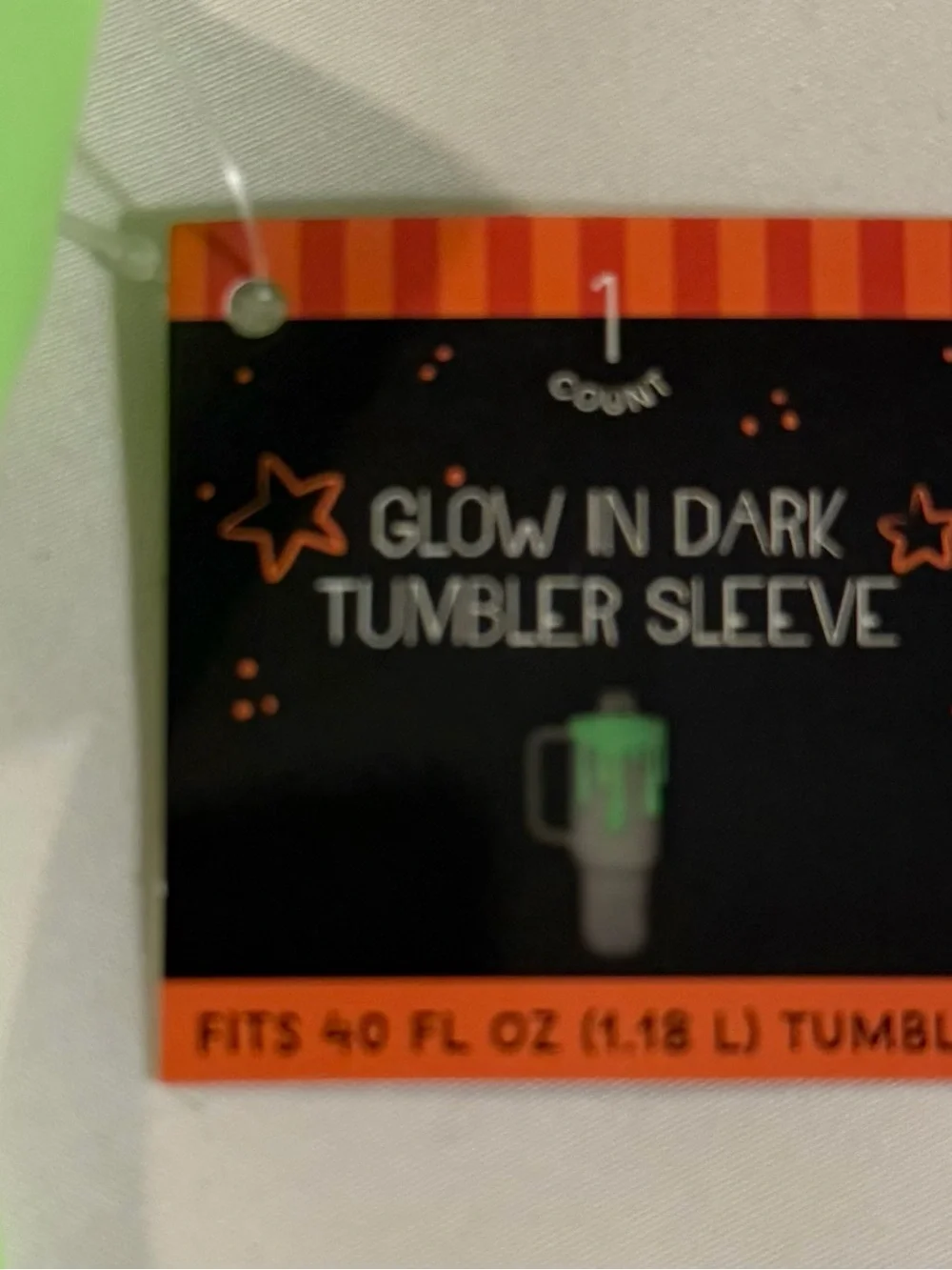 Glow in the Dark Tumbler Sleeve